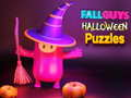 խաղ Fall Guys Halloween Puzzle