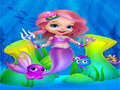 խաղ Cute Mermaid Girl Dress Up 