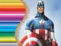 խաղ Coloring Book for Captain America