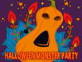 խաղ Halloween Monster Party Jigsaw