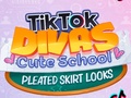 խաղ TikTok Divas Cute School Pleated Skirt Looks