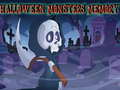 խաղ Halloween Monsters Memory