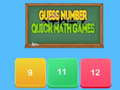 խաղ Guess number Quick math games