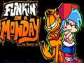 խաղ Funkin' On a Monday with Garfield the cat
