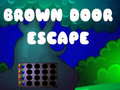 խաղ Brown Door Escape