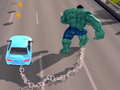 խաղ Chained Car vs Hulk 