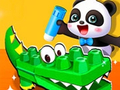խաղ Baby Panda Animal Puzzle
