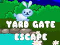 խաղ Yard Gate Escape