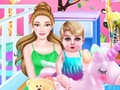 խաղ Tough Babysitter Day