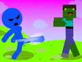 խաղ Stickman Zombie Escape