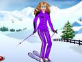 խաղ Barbie Snowboard Dress