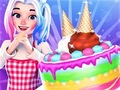 խաղ Cute Doll Cooking Cakes
