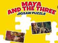 խաղ Maya and the Three Jigsaw Puzzle