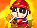 խաղ Little Panda Fireman