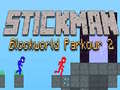 խաղ Stickman Blockworld Parkour 2