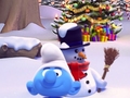 խաղ Smurfy Snowballs