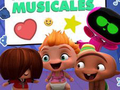 խաղ Mini Beat Power Rockers: Musical Stickers