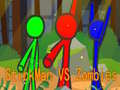 խաղ StickMan Bros Vs Zombies