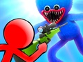 խաղ Stickman vs Huggy Wuggy