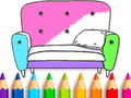 խաղ Coloring Book: House Decoration