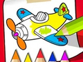 խաղ Coloring Book: Cute Plane