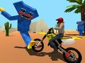 խաղ Motoracer vs Huggy