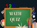 խաղ Math Quiz 