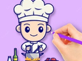 խաղ Coloring Book: Chef