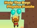խաղ Help The Boy: Physics Puzzle