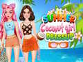 խաղ Summer Coconut Girl Dress Up