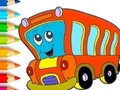 խաղ Coloring Book: Bus