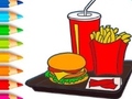 խաղ Coloring Book: Hamburger
