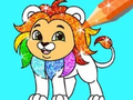 խաղ Coloring Book: Lion