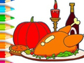 խաղ Coloring Book: Thanksgiving Day