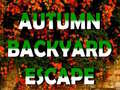 խաղ Autumn Backyard Escape 