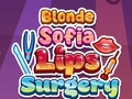 խաղ Blonde Sofia: Lips Surgery
