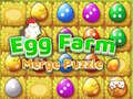 խաղ Egg Farm Merge Puzzle