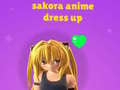 խաղ Sakora Anime Dress Up