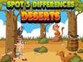 խաղ Spot 5 Differences Deserts