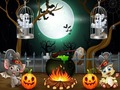 խաղ Halloween Twin Ghosts Rescue