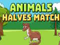 խաղ Animals Halves Match
