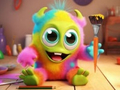 խաղ Coloring Book: Monster