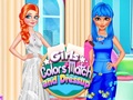 խաղ Girls Colors Match and Dress up