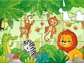 խաղ Jigsaw Puzzle: Animals In The Jungle