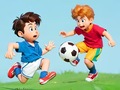 խաղ Coloring Book: Kick Ball