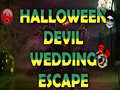 խաղ Halloween Devil Wedding Escape