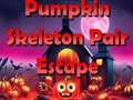 խաղ Pumpkin Skeleton Pair Escape 
