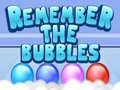 խաղ Remember the Bubbles