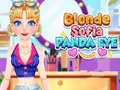 խաղ Blonde Sofia Panda Eyes