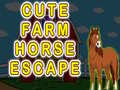 խաղ Cute Farm Horse Escape